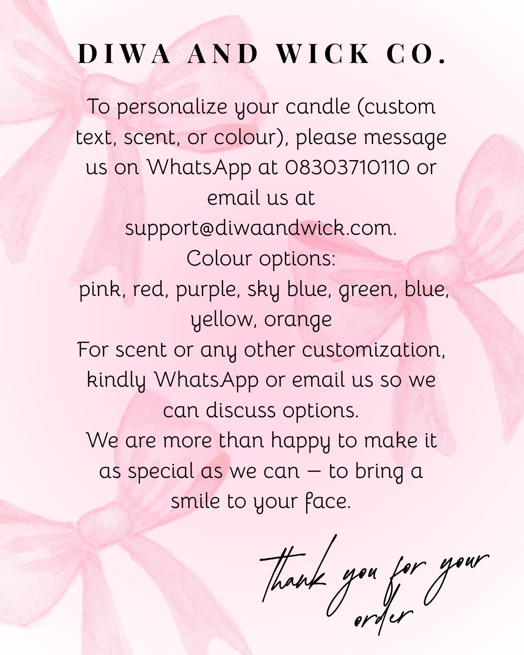 Quote Scented Candle