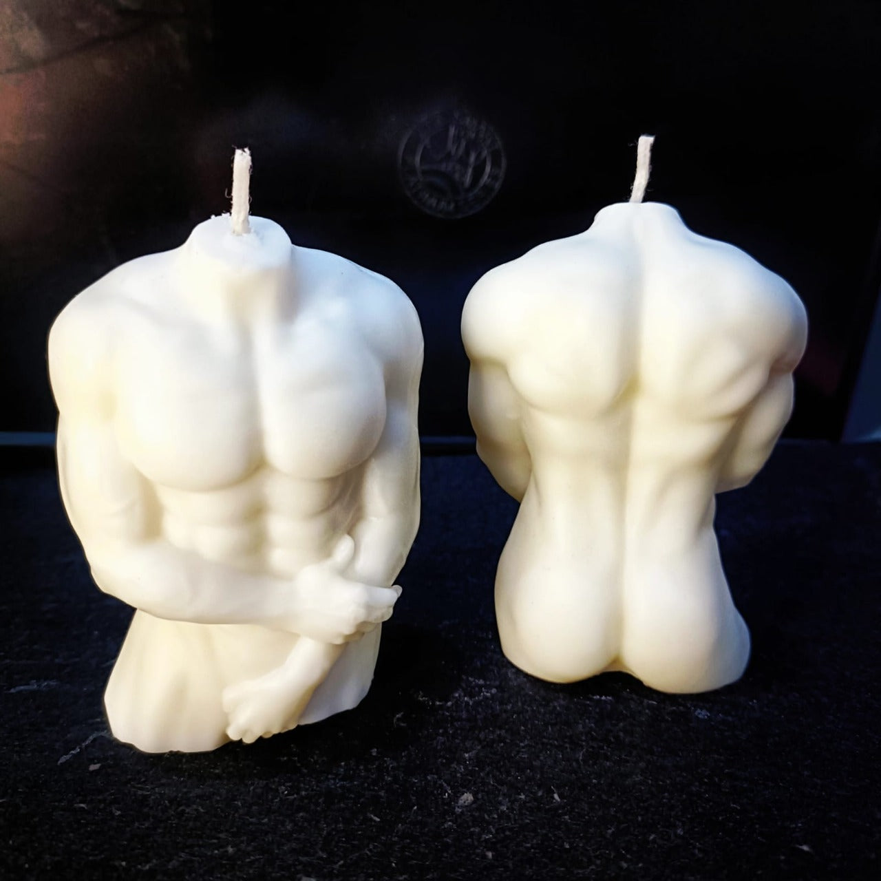 Male Torso Candle